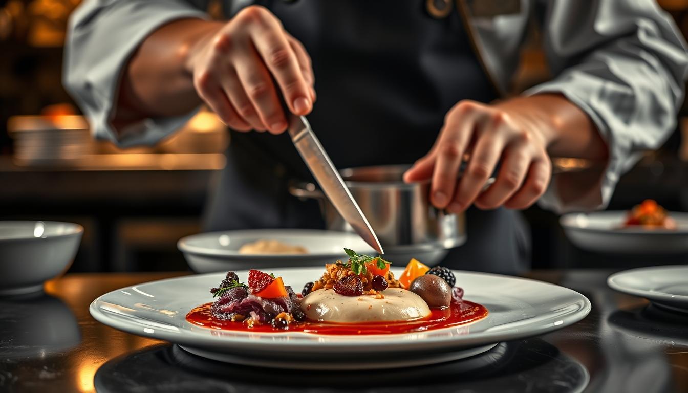 Ingredients prepared for a simple home dinner